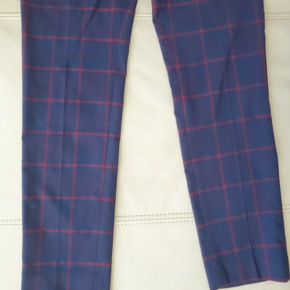 2/40$ Tommy Hilfiger red/blue core straight pants - Picture 6 of 7